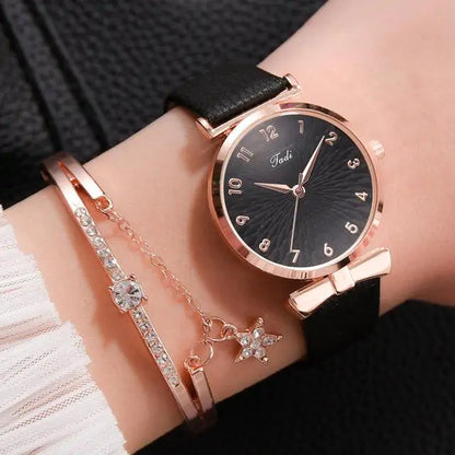 Chic Women's Magnetic Bracelet Watch &amp; Bracelet Set