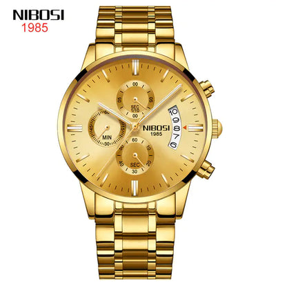 Elite Gold Luxury Men's Watch