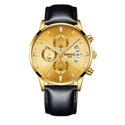 Elite Gold Luxury Men's Watch